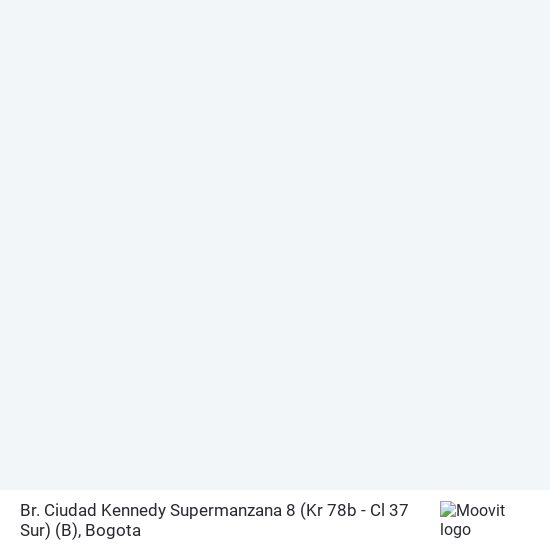 Br. Ciudad Kennedy Supermanzana 8 (Kr 78b - Cl 37 Sur) (B) map