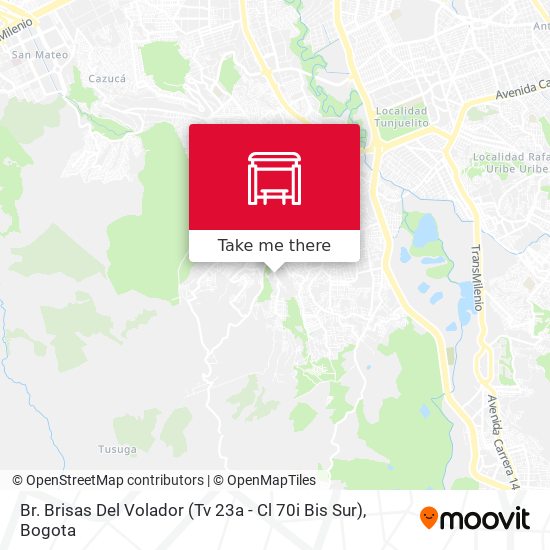 Br. Brisas Del Volador (Tv 23a - Cl 70i Bis Sur) map