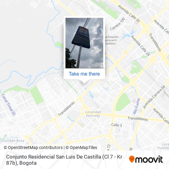 Mapa de Conjunto Residencial San Luis De Castilla (Cl 7 - Kr 87b)