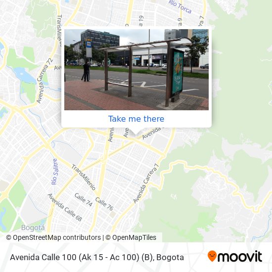 Avenida Calle 100 (Ak 15 - Ac 100) (B) map