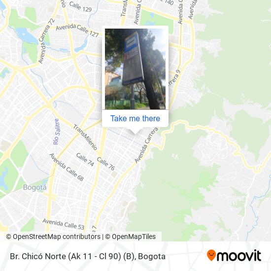 Mapa de Br. Chicó Norte (Ak 11 - Cl 90) (B)