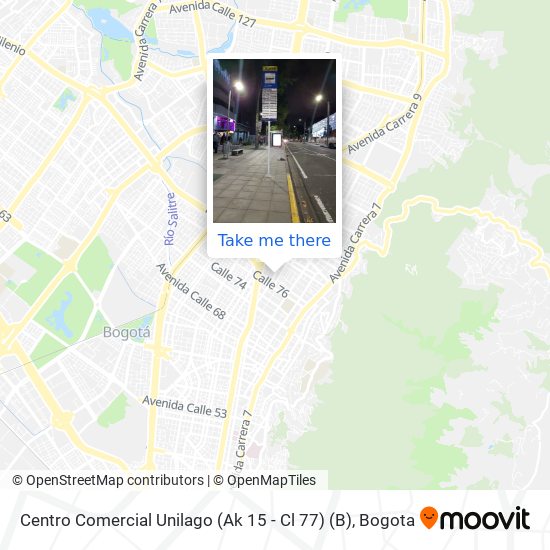 Centro Comercial Unilago (Ak 15 - Cl 77) (B) map