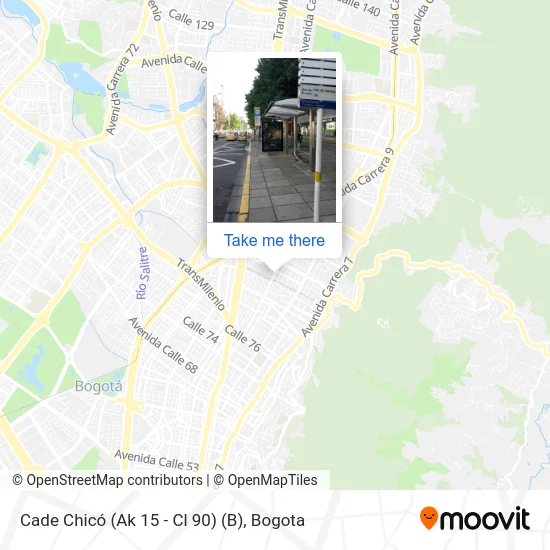 Cade Chicó (Ak 15 - Cl 90) (B) map