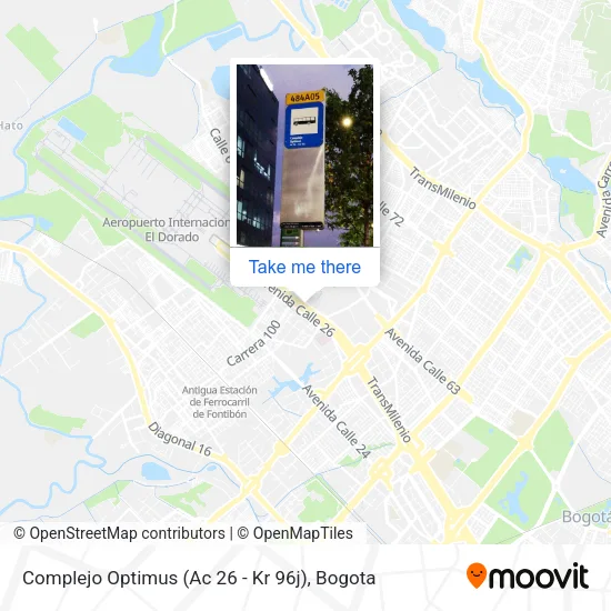 Mapa de Complejo Optimus (Ac 26 - Kr 96j)