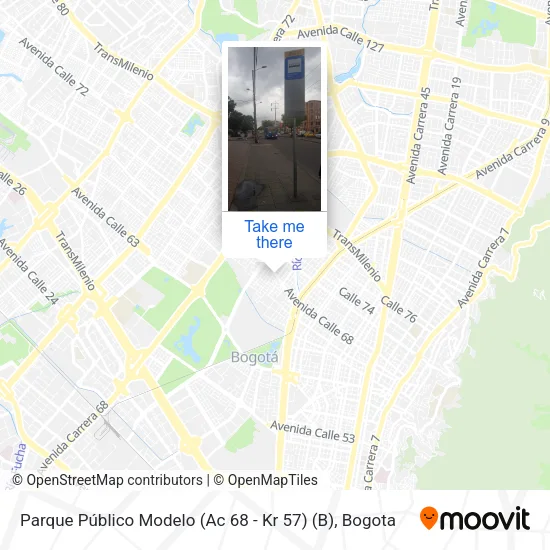 Parque Público Modelo (Ac 68 - Kr 57) (B) map