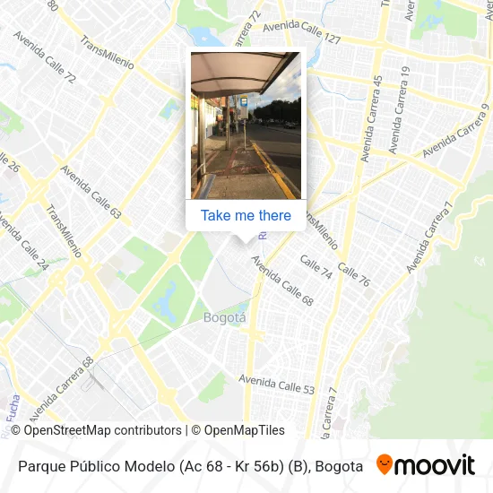 Parque Público Modelo (Ac 68 - Kr 56b) (B) map