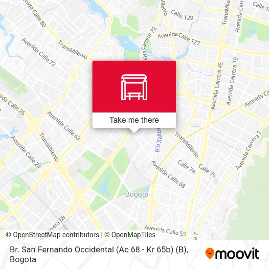 Mapa de Br. San Fernando Occidental (Ac 68 - Kr 65b) (B)