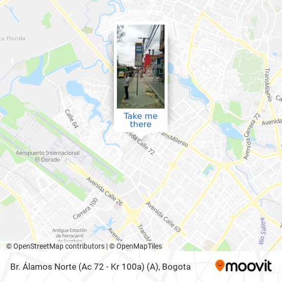 Br. Álamos Norte (Ac 72 - Kr 100a) (A) map