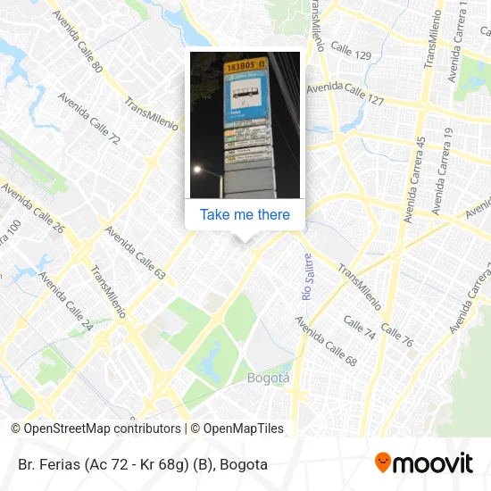 Br. Ferias (Ac 72 - Kr 68g) (B) map