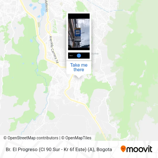 Br. El Progreso (Cl 90 Sur - Kr 6f Este) (A) map