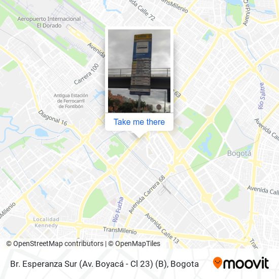 Br. Esperanza Sur (Av. Boyacá - Cl 23) (B) map