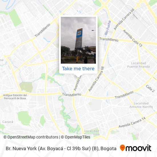 Br. Nueva York (Av. Boyacá - Cl 39b Sur) (B) map