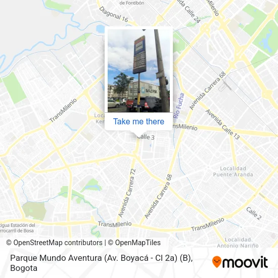 Parque Mundo Aventura (Av. Boyacá - Cl 2a) (B) map