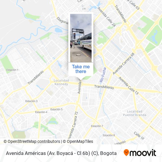 Avenida Américas (Av. Boyacá - Cl 6b) (C) map