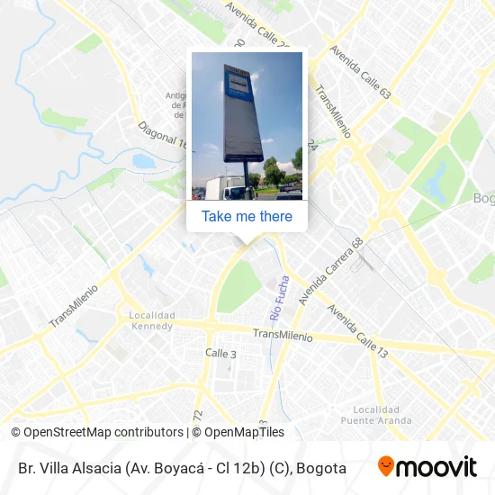 Mapa de Br. Villa Alsacia (Av. Boyacá - Cl 12b) (C)