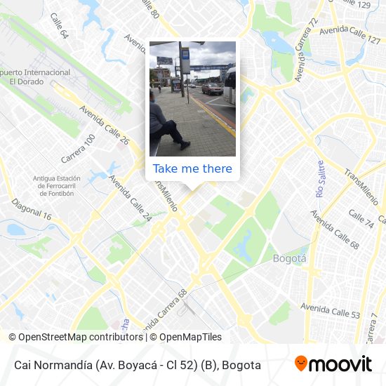 Cai Normandía (Av. Boyacá - Cl 52) (B) map