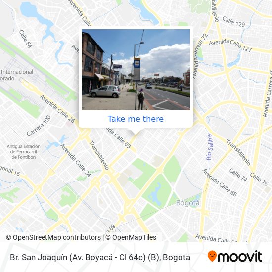 Br. San Joaquín (Av. Boyacá - Cl 64c) (B) map
