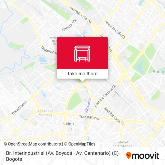Mapa de Br. Interindustrial (Av. Boyacá - Av. Centenario) (C)