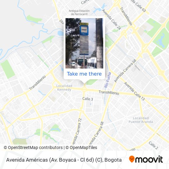 Avenida Américas (Av. Boyacá - Cl 6d) (C) map