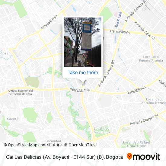Cai Las Delicias (Av. Boyacá - Cl 44 Sur) (B) map
