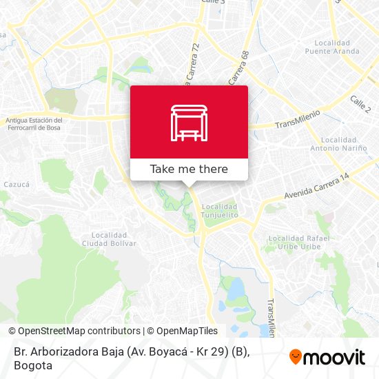 Br. Arborizadora Baja (Av. Boyacá - Kr 29) (B) map