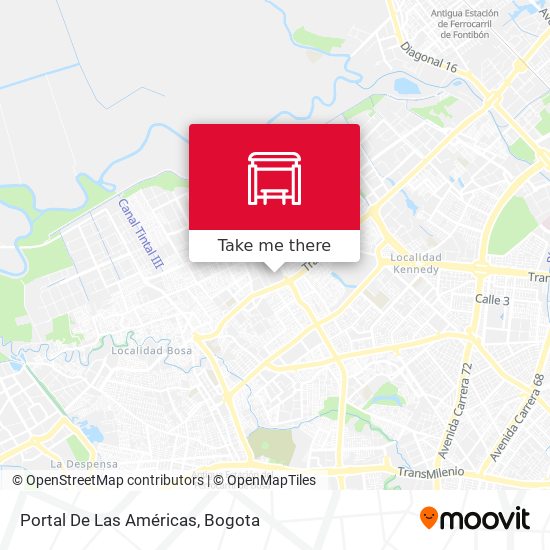 Portal De Las Américas map