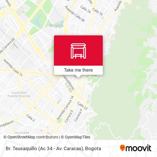 Br. Teusaquillo (Ac 34 - Av. Caracas) map