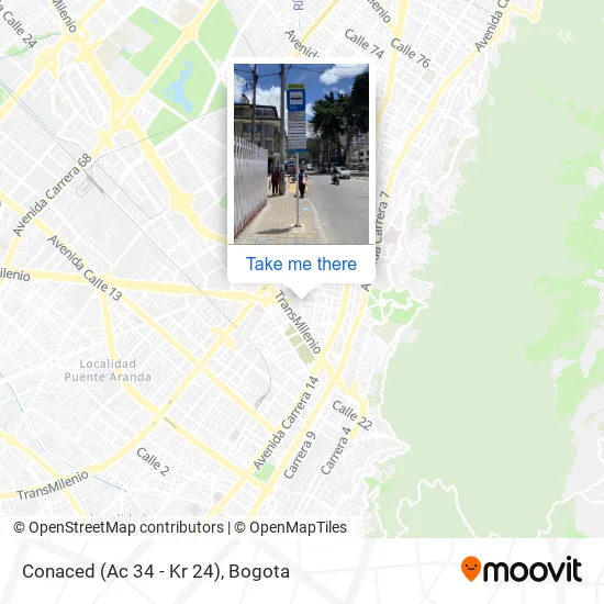 Mapa de Conaced (Ac 34 - Kr 24)