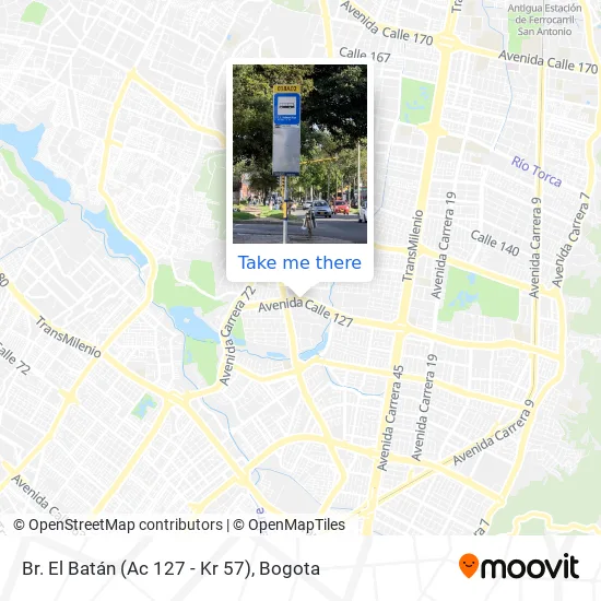 Br. El Batán (Ac 127 - Kr 57) map