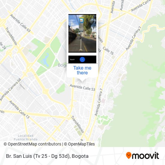 Br. San Luis (Tv 25 - Dg 53d) map