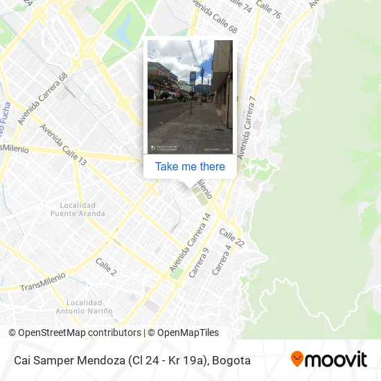 Mapa de Cai Samper Mendoza (Cl 24 - Kr 19a)