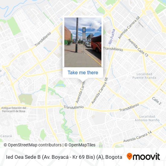 Ied Oea Sede B (Av. Boyacá - Kr 69 Bis) (A) map