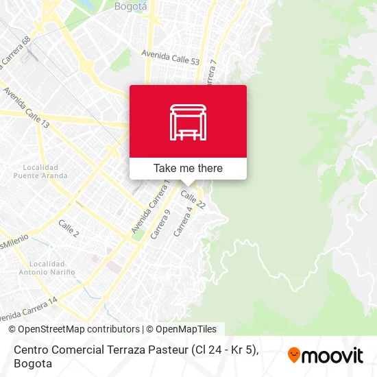 Mapa de Centro Comercial Terraza Pasteur (Cl 24 - Kr 5)