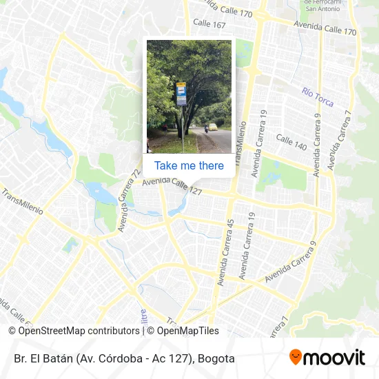 Br. El Batán (Av. Córdoba - Ac 127) map