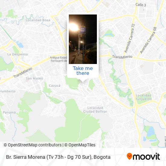 Br. Sierra Morena (Tv 73h - Dg 70 Sur) map
