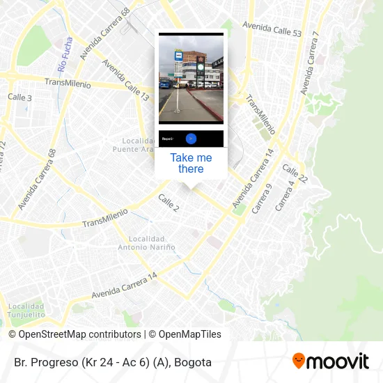 Mapa de Br. Progreso (Kr 24 - Ac 6) (A)