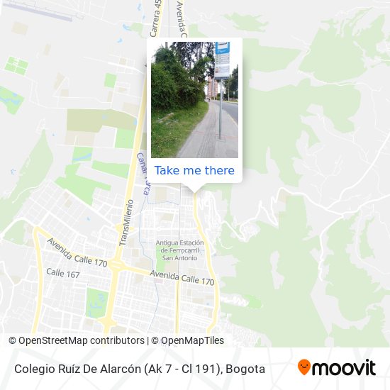 Colegio Ruíz De Alarcón (Ak 7 - Cl 191) map