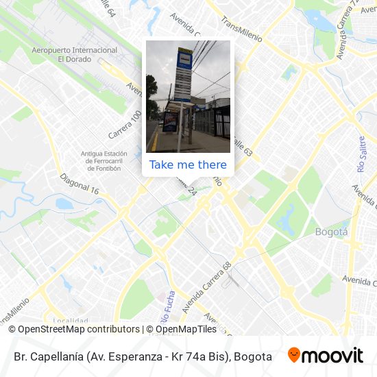 Br. Capellanía (Av. Esperanza - Kr 74a Bis) map