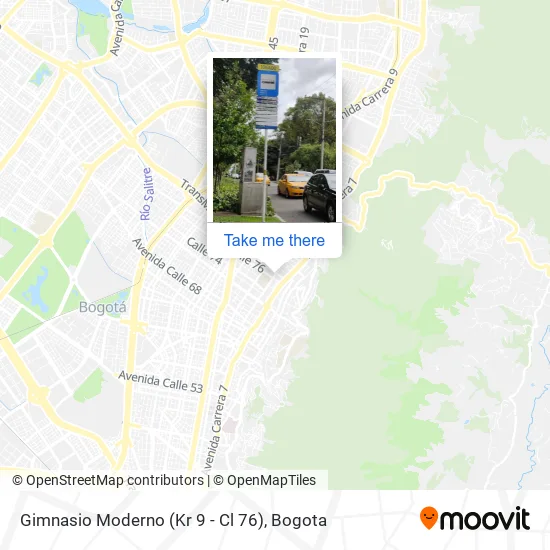 Mapa de Gimnasio Moderno (Kr 9 - Cl 76)