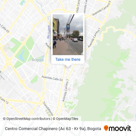 Centro Comercial Chapinero (Ac 63 - Kr 9a) map