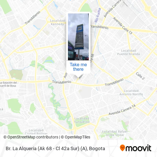 Br. La Alquería (Ak 68 - Cl 42a Sur) (A) map