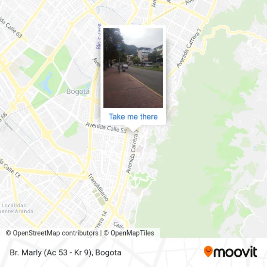 Br. Marly (Ac 53 - Kr 9) map