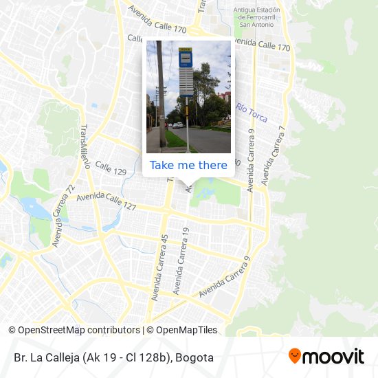 Mapa de Br. La Calleja (Ak 19 - Cl 128b)