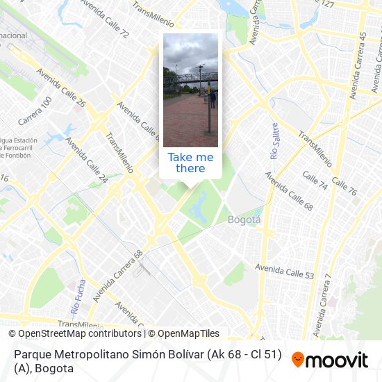 Parque Metropolitano Simón Bolívar  (Ak 68 - Cl 51) (A) map