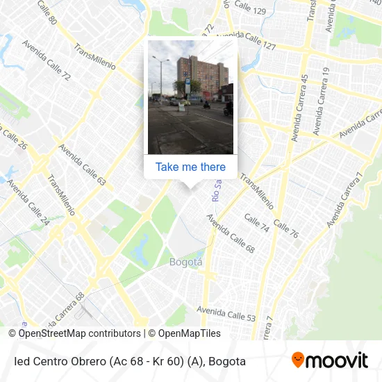 Mapa de Ied Centro Obrero (Ac 68 - Kr 60) (A)