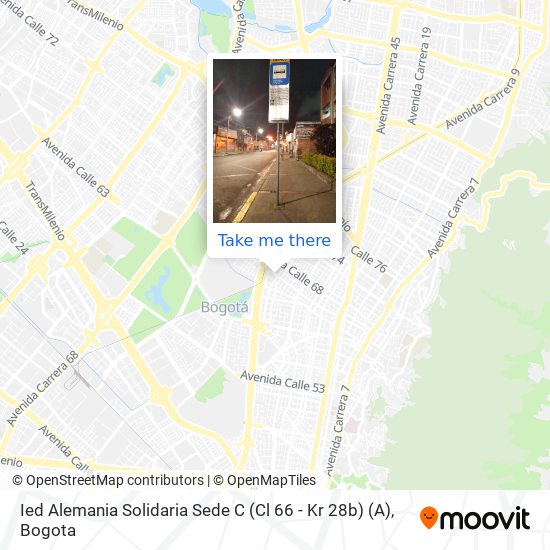 Ied Alemania Solidaria Sede C (Cl 66 - Kr 28b) (A) map