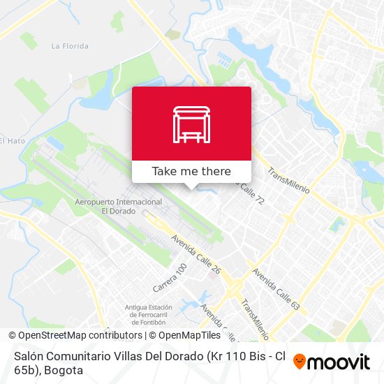 Salón Comunitario Villas Del Dorado (Kr 110 Bis - Cl 65b) map