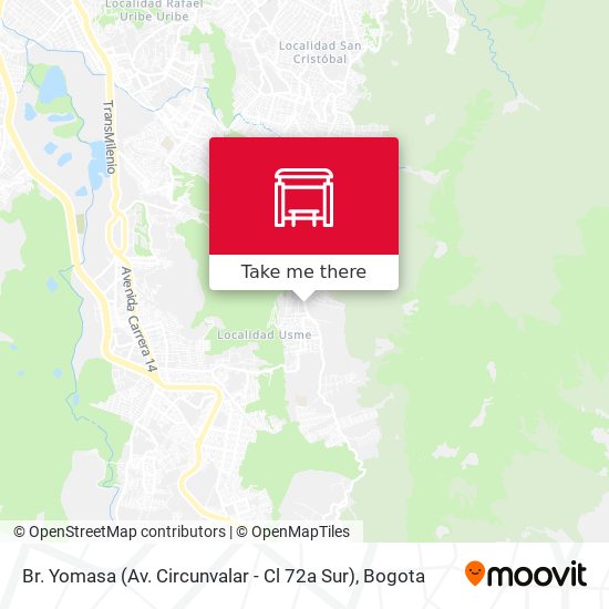 Br. Yomasa (Av. Circunvalar - Cl 72a Sur) map