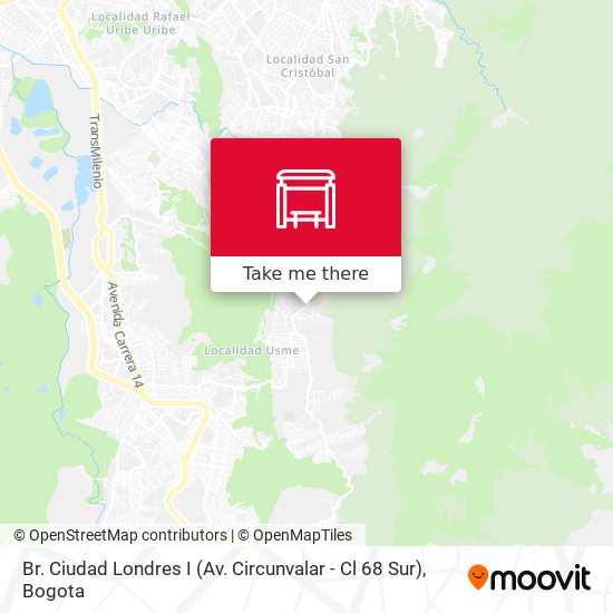 Mapa de Br. Ciudad Londres I (Av. Circunvalar - Cl 68 Sur)