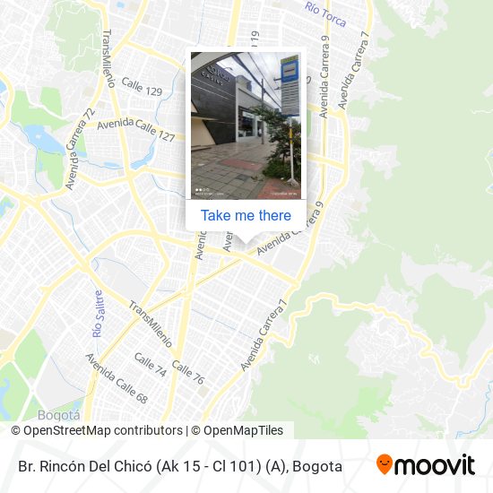 Mapa de Br. Rincón Del Chicó (Ak 15 - Cl 101) (A)